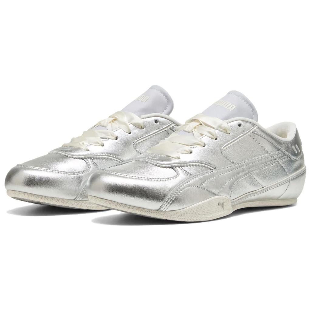 Women's Sneakers PUMA Bella Mina Casual Shoes Women's Low-top Silver
