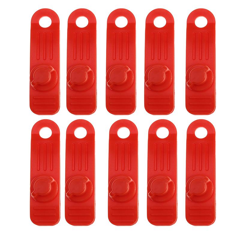 10PCS Outdoor Tarpaulin Clips Camping Tents Awning Wind Rope Clamp Equipment Plastic Clip Buckle Fixed Jaw Grip Hook Accesorios