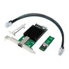 Buerjia 10G Server Network Card M 10G Fiber Optic Industrial Computer Server Network Card JL82599EN Chip M.2 M.2 X520-DA1 SFP+