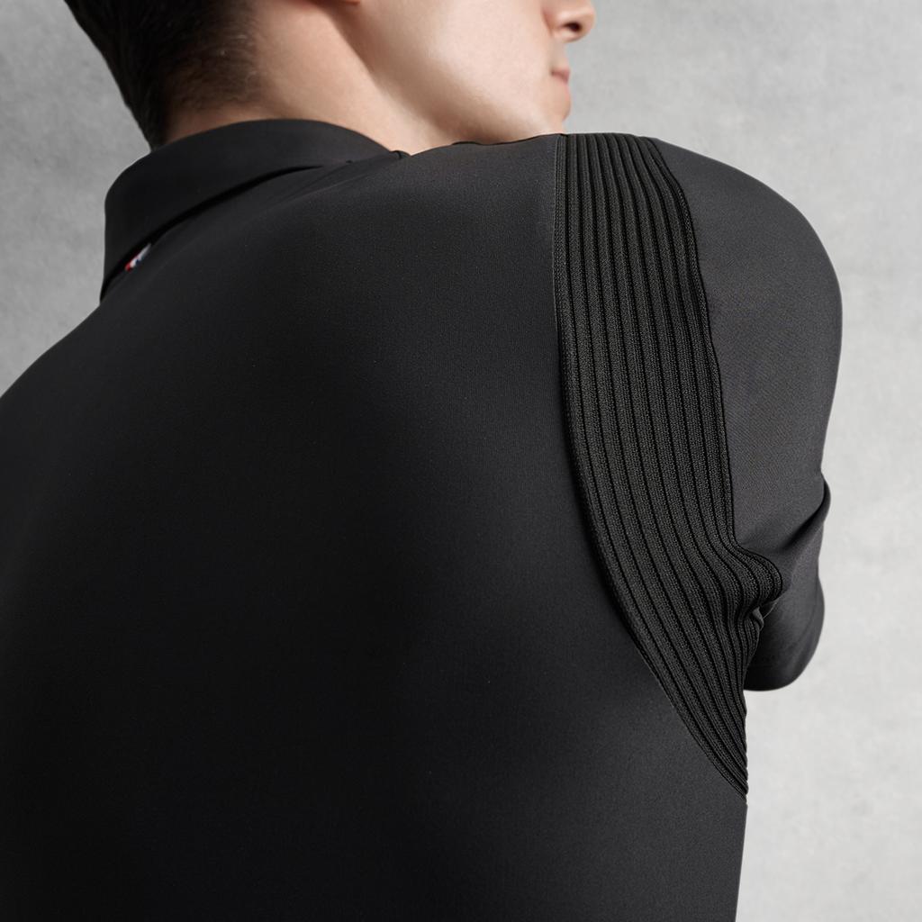 FILA Golf Series Casual Business Everyday Versatile Cool Comfortable Breathable Lightweight Regular Short Sleeve Polo Men tops A11M535126FBK