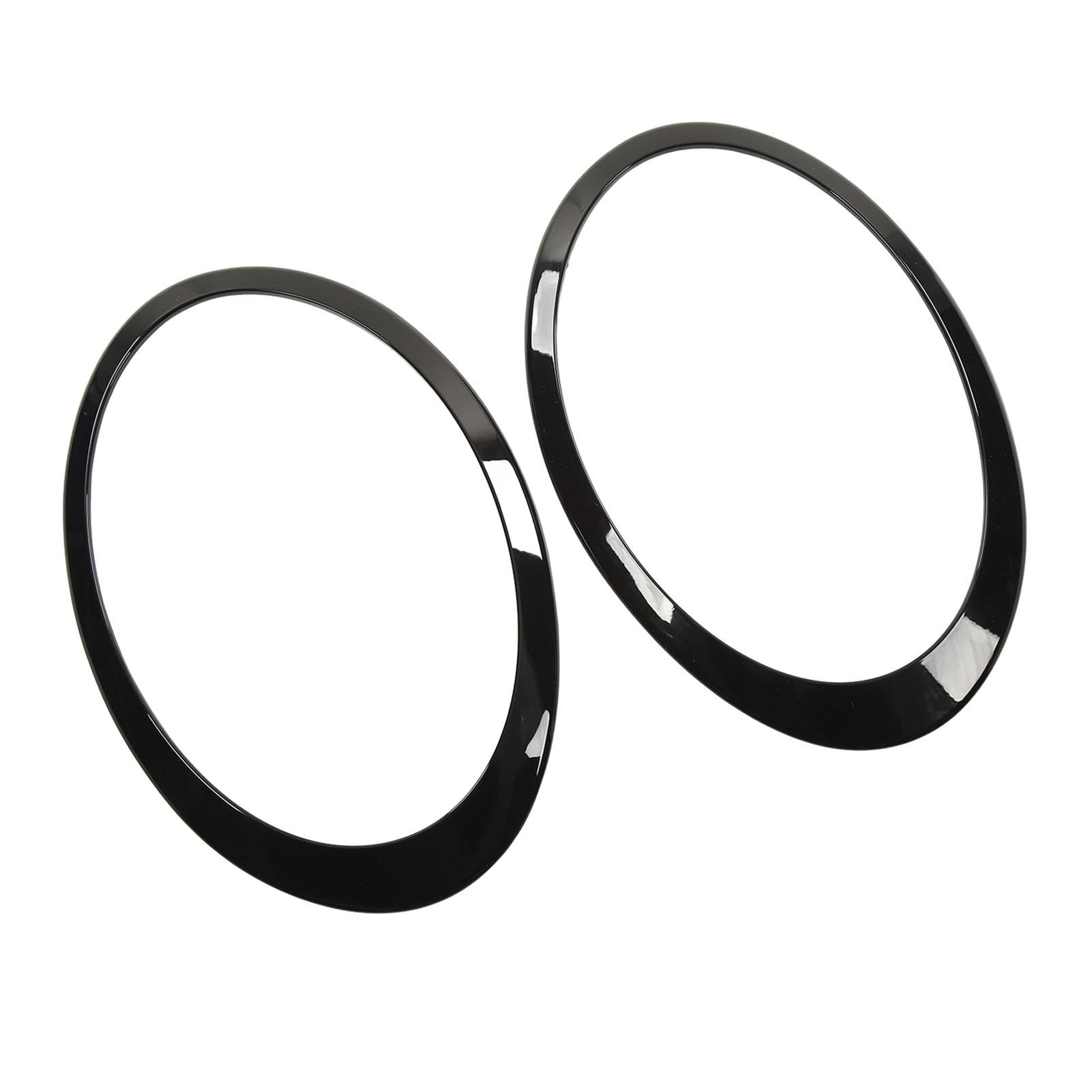 

2pcs Gloss Black Headlight Surround Cover Trims Molding for Cooper Clubman F54 S JCW 2015‑2022