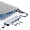 Multiports USB C Expansion Hub Featuring  Card Slot & Speed  5Gbps Data Transfer USB Docking Station for Computers