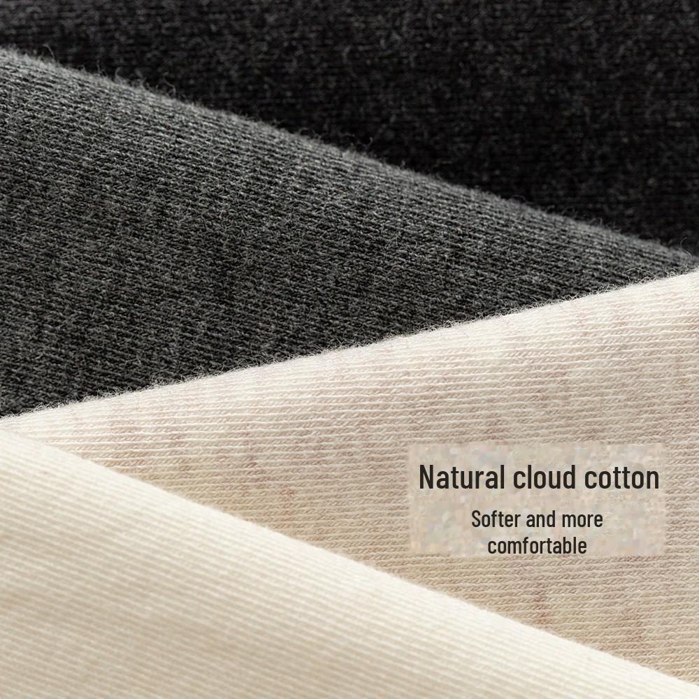 Women's High-Waisted Gray Leggings with Vertical Stripes – Slimming Cotton Pants with Velvet Lining for Petite Women In Autumn and Winter.