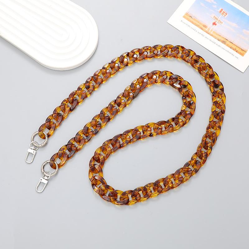 Yilian Schmuck Acryl Geflochtene Umhänge-Handy- und Taschenkette