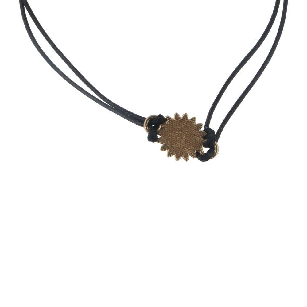Black String Love And Friendship Woven Bracelet Sunflower Bracelet Fashion Jewelry Couple Bracelet