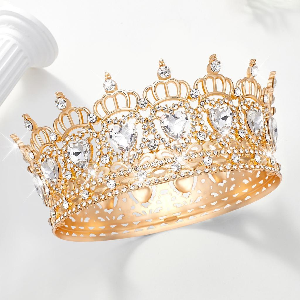 Bridal Headpiece Round Crown Vintage Selection Beauty Crown Wedding Season