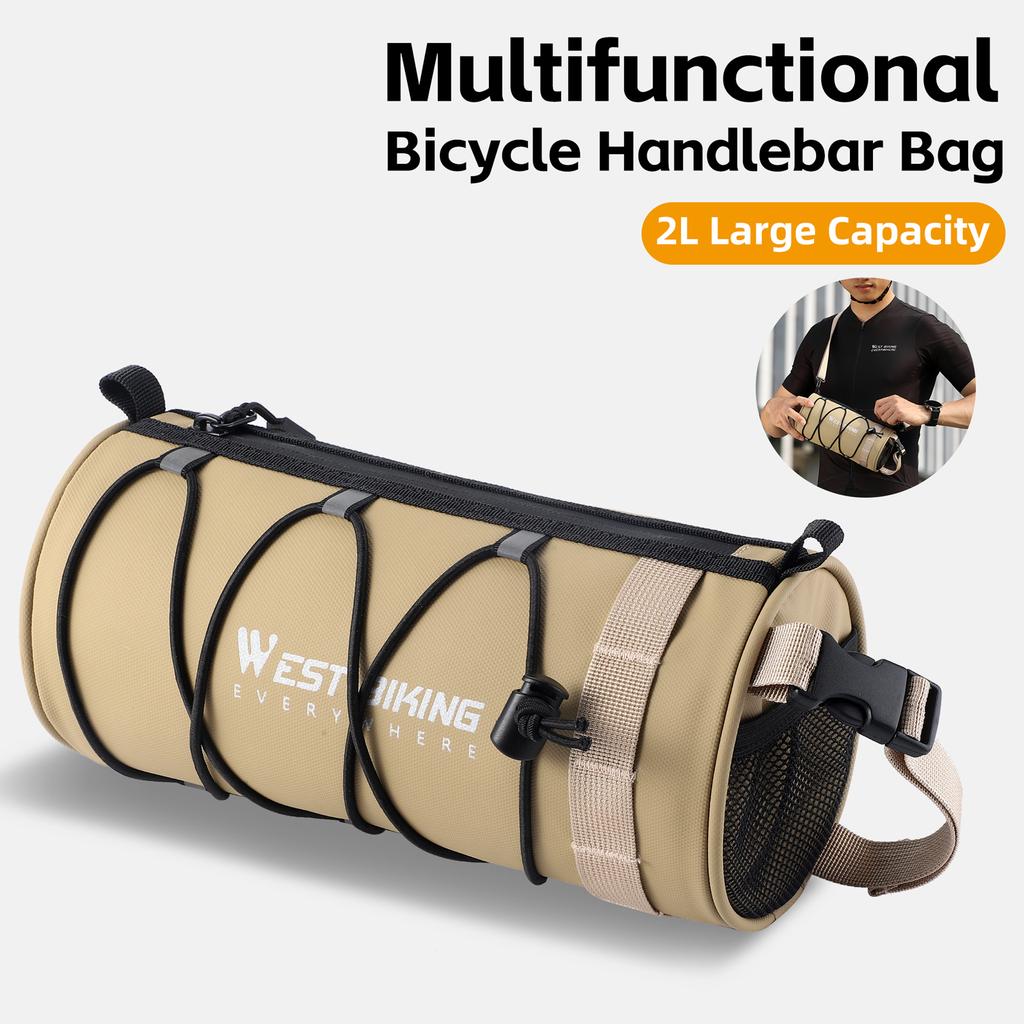 Practical Bicycle Bag Multifunctional Bike Bag Large Capacity Bike Front Storage Bags AntiDrop