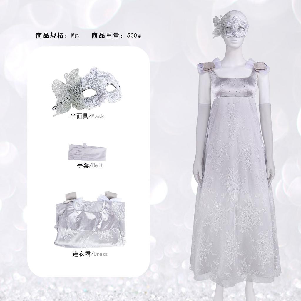 Hot Selling Bridgerton4Dress Medieval Regency Tea Party Dress Long Gown Stage Performance cos Clothing