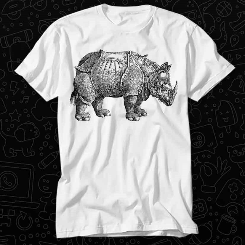 

Rhinoceros Dinosaurs Sketch Nature Art T Shirt 580 M