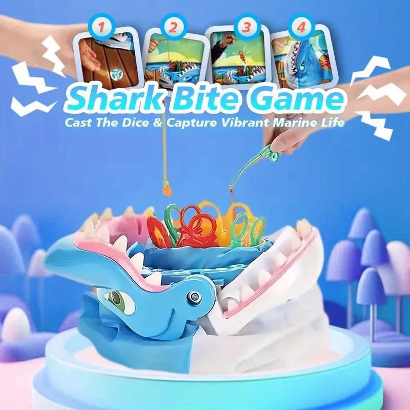Morso di Squalo Gioco di Famiglia Creature Marine Colorate Avventura di Pesca Gioco per Feste Giocattoli per Bambini Adulti Giocattoli Regalo di Natale Compleanno