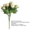 Artificial Flower Nice-looking Weather-resistant Exquisite Modern Simple Artificial Rain Rose for Lover