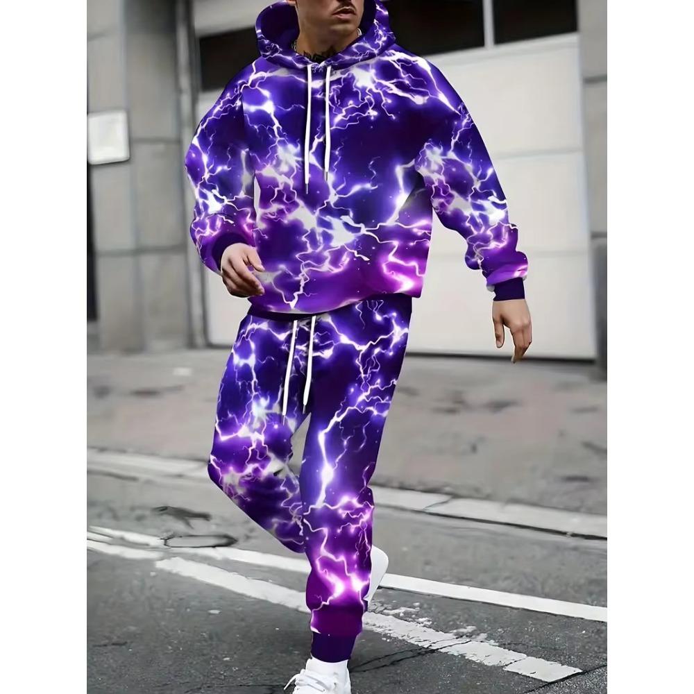 Two Piece Hoodie Pant Sets Animal Wolf Lion 3d Print Set Men Women Fashion Hoodie+Pant 2Piece Sets Tracksuit Suit Sports Comfort