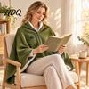 Electric Shoulder Warmer for Travel Heated Shawl Wraps Women USB Wearable Blanket Portable Blanket Adjustable Heat Wrap Home with 3 Settings & Fast