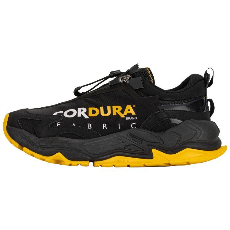 Mizuno GM 3 Fabric Leather Sports Non-Slip Wear-Resistant Low-Top Casual Shoes Men Casual Shoes Black Yellow D1GH222202