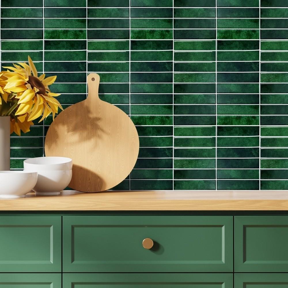 Waterproof Backsplash Wall Decals Brick Design Peel and Stick Wallpapers  Home Decoration