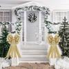 For Doors For Outdoor Spaces Festive Bow Ornament Christmas Bow Decoration Holiday Decoration Classic Christmas Style