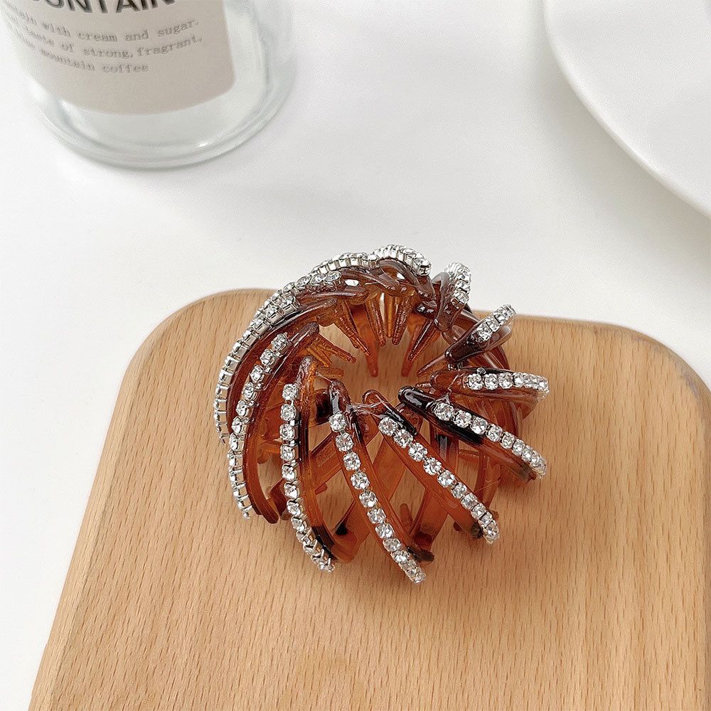 Headdress Hair Fixed Girls Hair Grab Clip Bird Nest Bun Maker Women Ponytail Buckle Pearl Hair Ring Korean Style Hair Claw