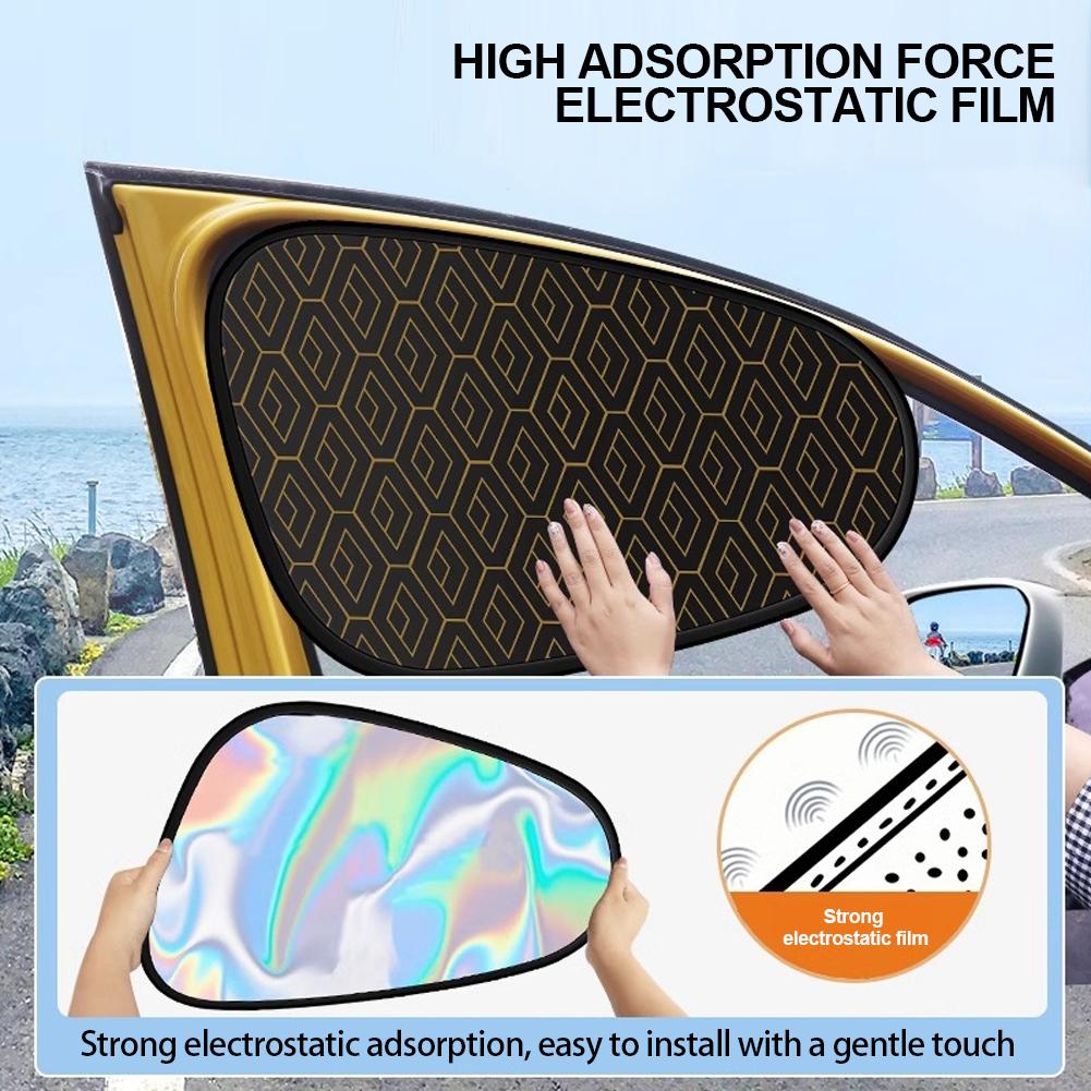Folding Car Sun Shade Curtain Interior Window Shade Sun Visor Protection Anti UV Sun Windscreen Heat Blocking