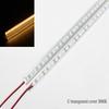 1Pcs Super Bright 72LEDs LED bar DC12V 50cm kitchen storage shelf LED profile aluminum channel rigid strip for indoor lighting