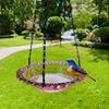 Outdoor Decorative Hanging Bird Feeder and Bird Bath Pendant for Garden and Balcony