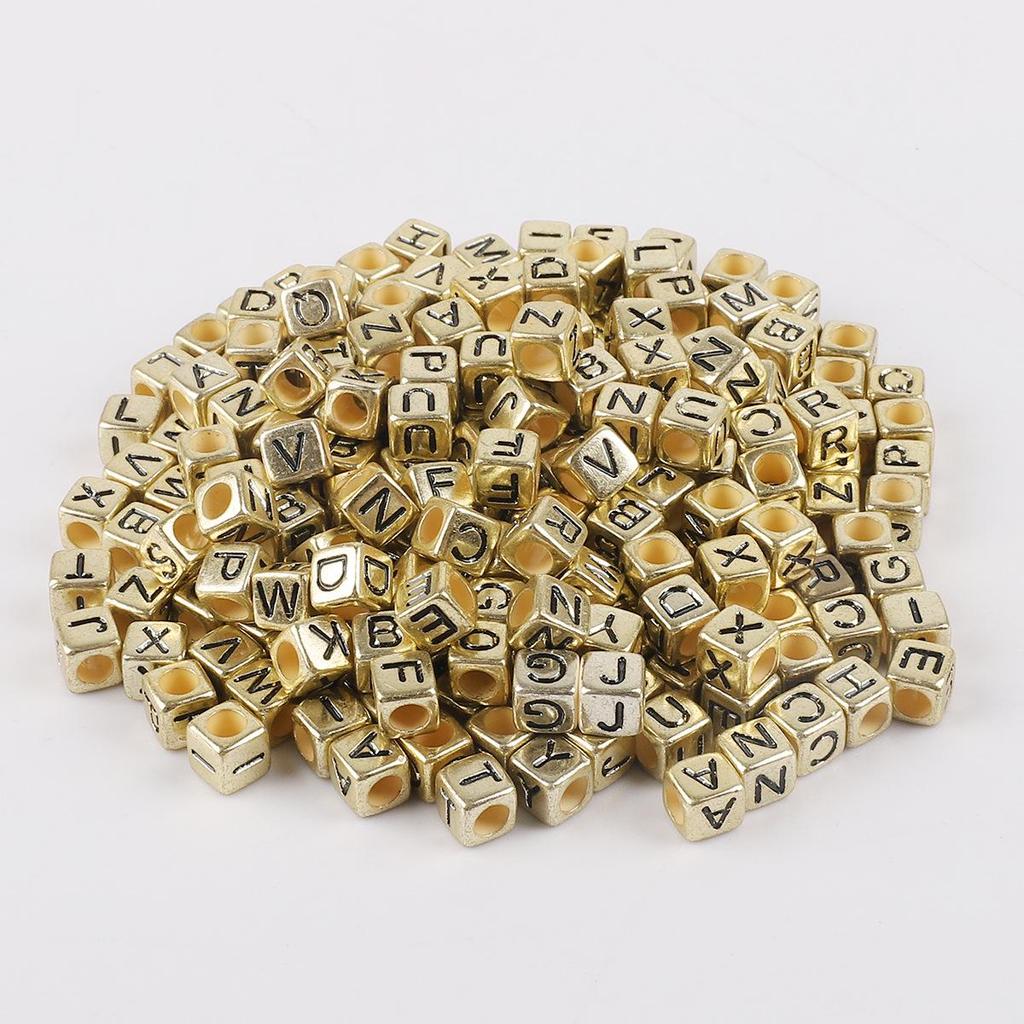 DIY Kids' Educational Alphabet & Number Beads - Acrylic Jewelry Making Kit