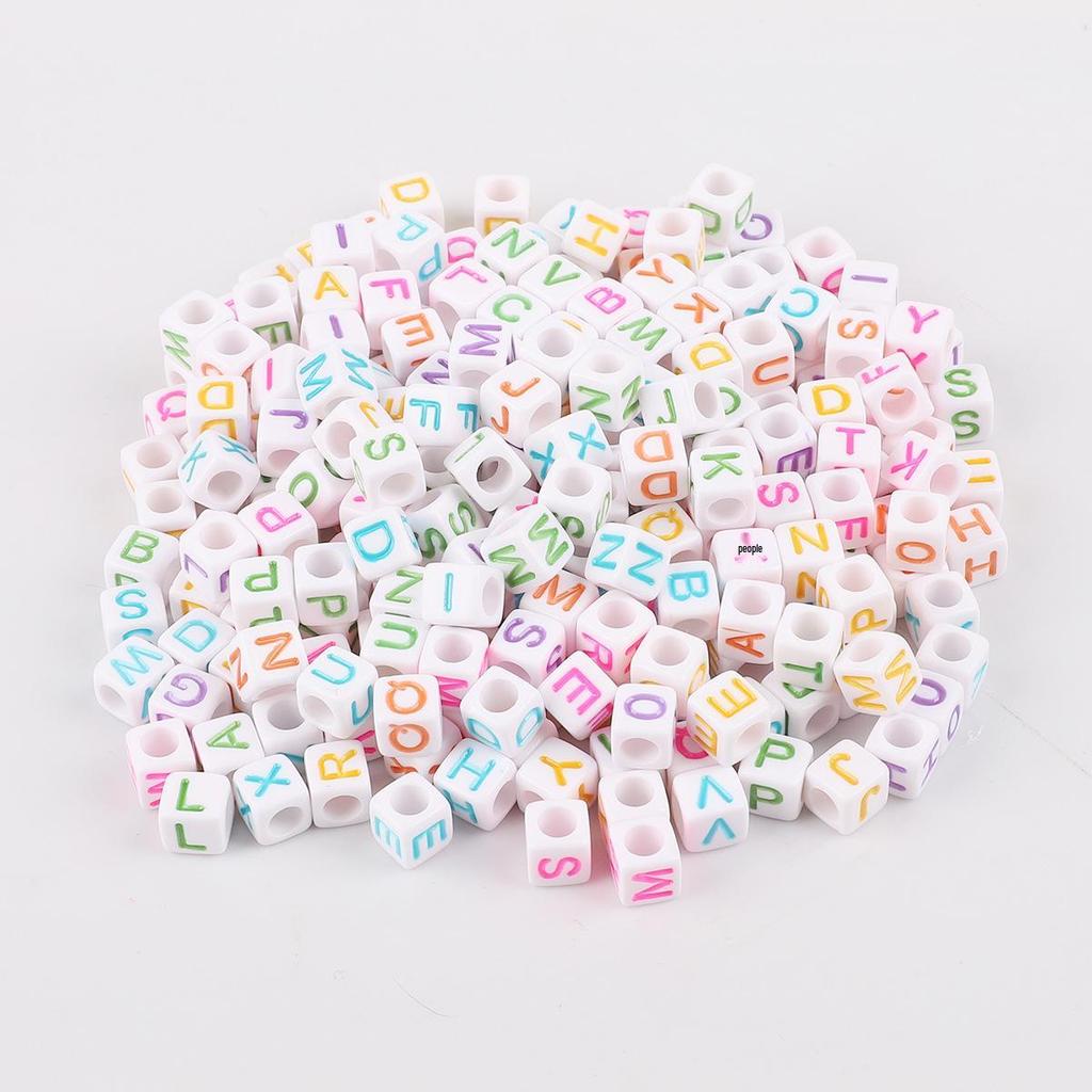 DIY Kids' Educational Alphabet & Number Beads - Acrylic Jewelry Making Kit