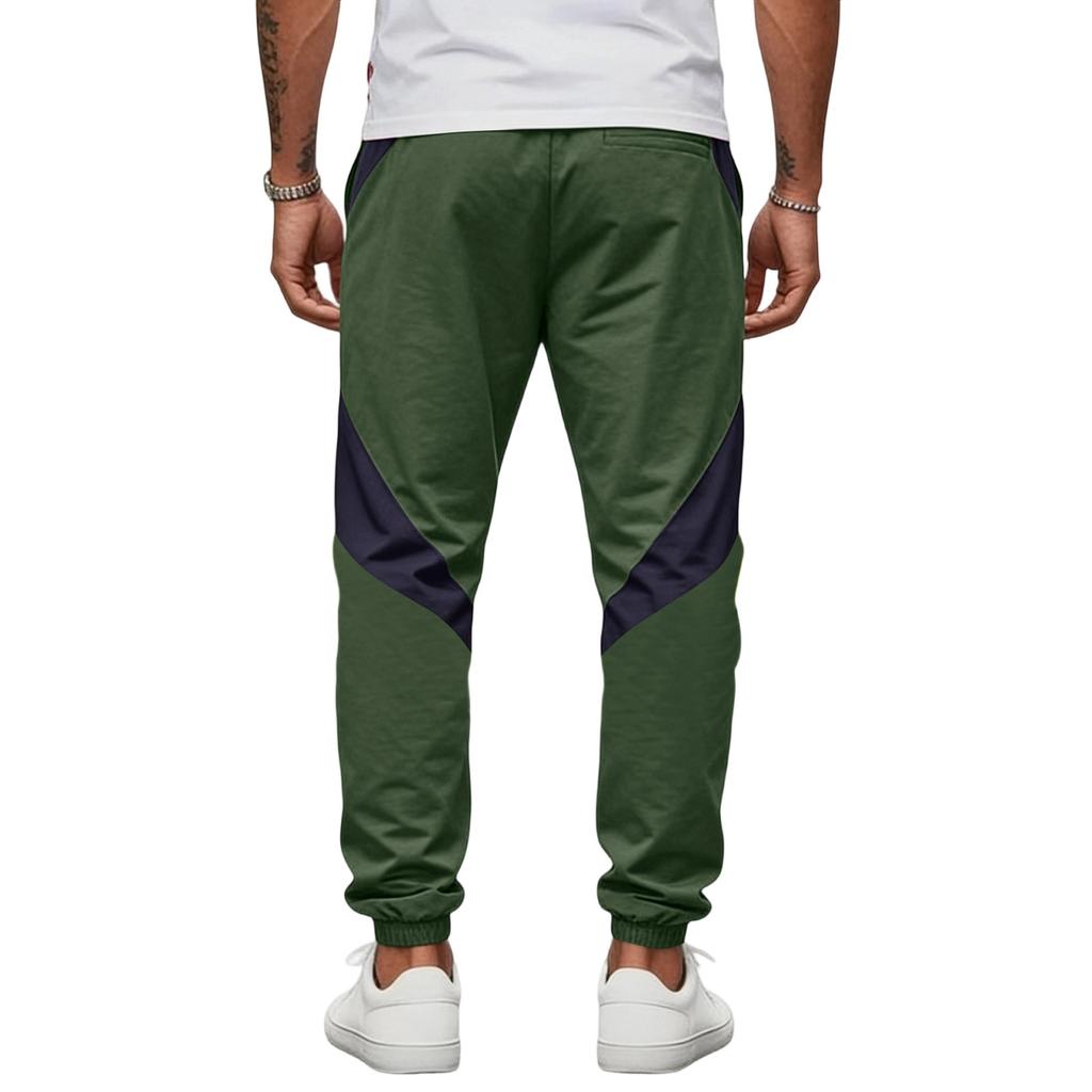 Men's Cotton And Linen Color Casual Trousers Long Pants
