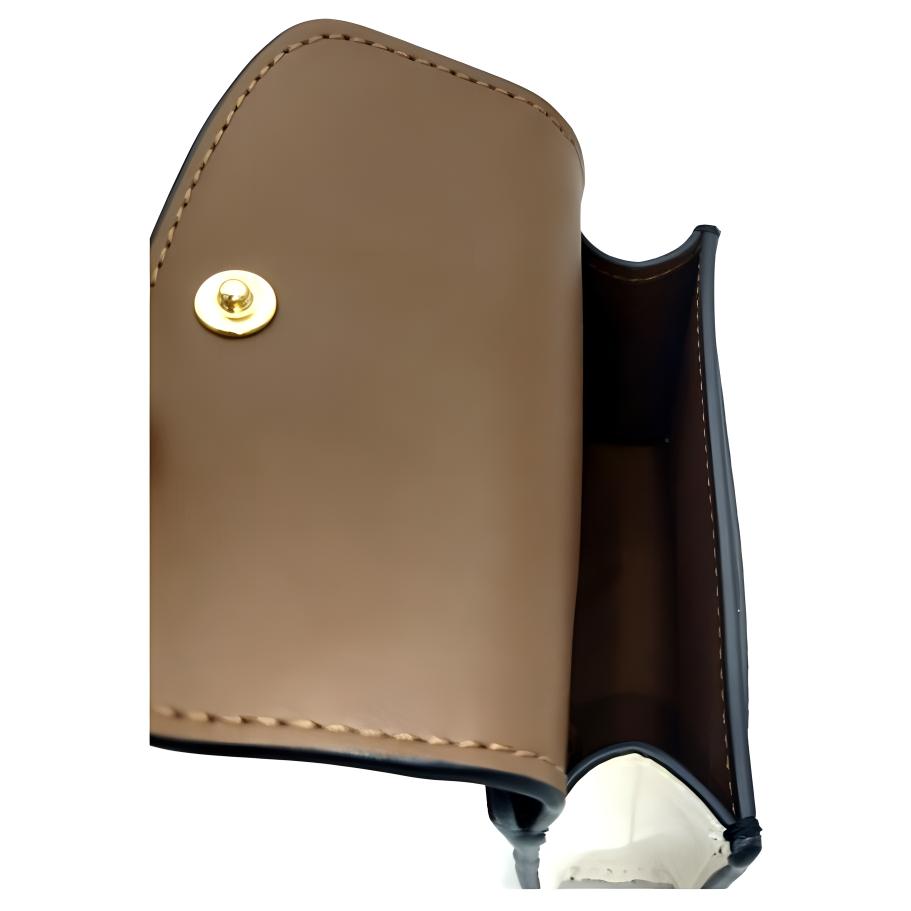 New COACH Canvas Leather Crossbody Bag, Shoulder Bag Women's Monogram & Black C5577-IMLOV