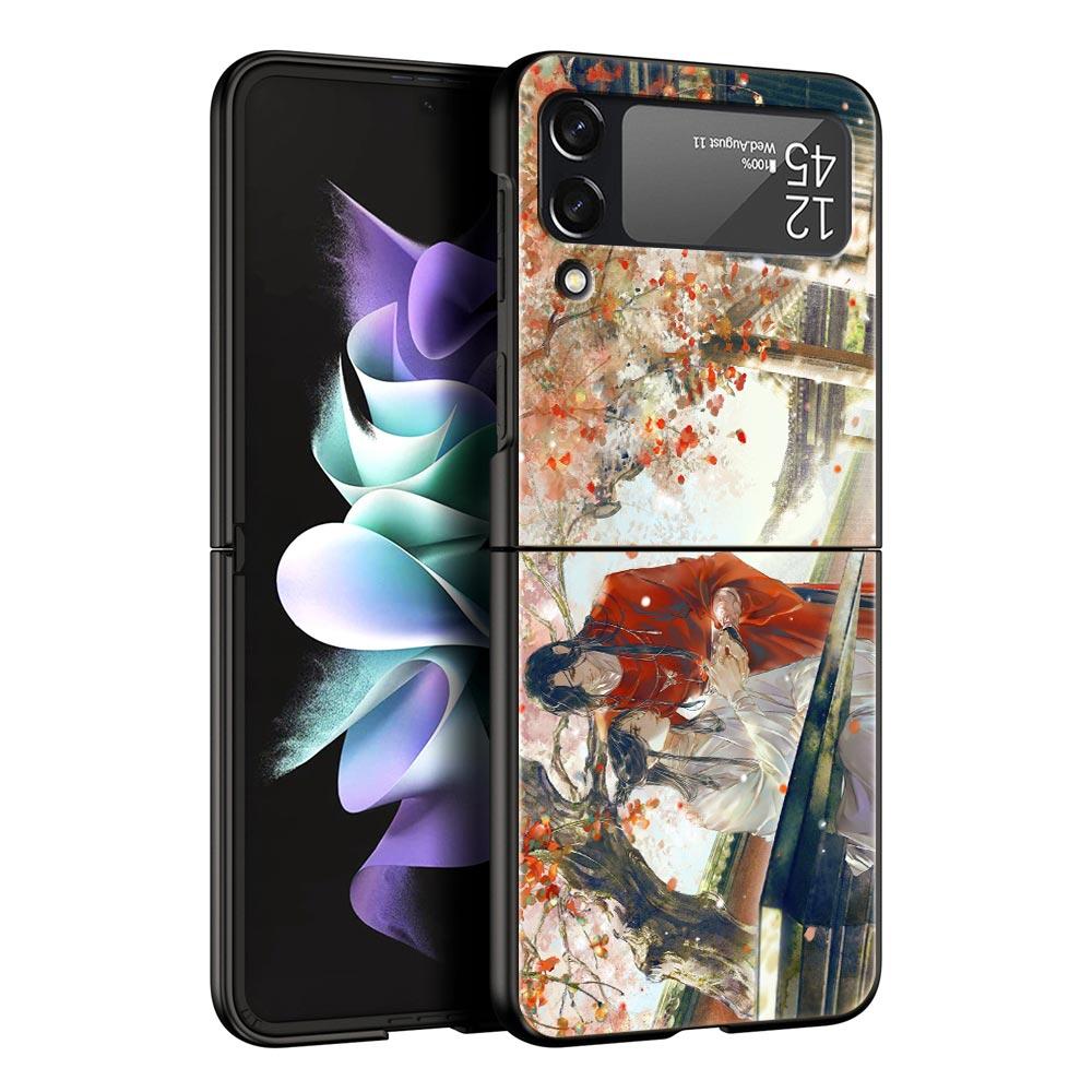 

Роскошный чехол для телефона TGCF Heaven Official s Blessing для Samsung GalaxyZ Flip 4 5, жесткий чехол из ПК для Samsung Z Flip 3 Galaxy Z Flip 4