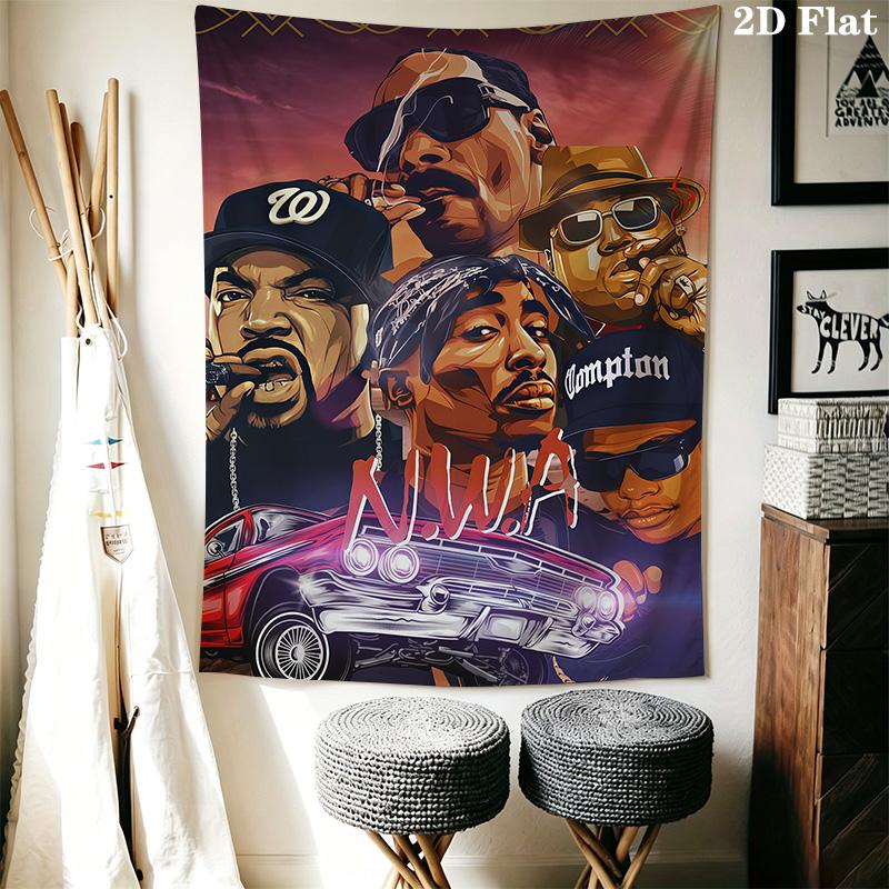 Rap Legends Visual Celebration Hiphop Culture Bedding 1 Duvet Cover 2 Pillowcase Without Core Duvet Cover And Pillowcase Bedding Set