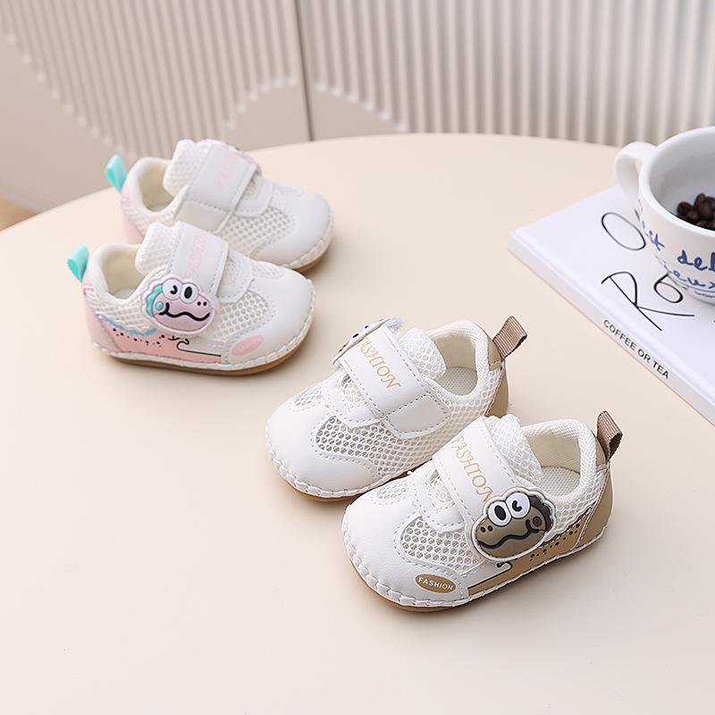 Spring 0-1 Year Old Boy Soft-soled Toddler Shoes Breathable Single Mesh Shoes 6-9 Months Female Infant Shoes