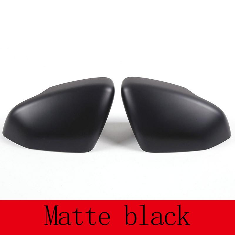 

For Rivian R1T/R1S - ABS Carbon fiber/Matte black Car Exterior Mirror Cover Decorative Stickers Car Accessories матовый черный