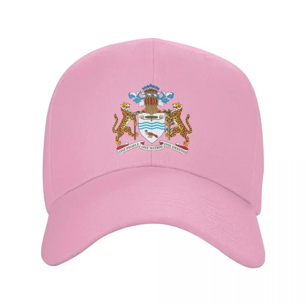 Classic Coat Of Arms Of Guyana Baseball Cap for Men Women Adjustable Trucker Hat Sports