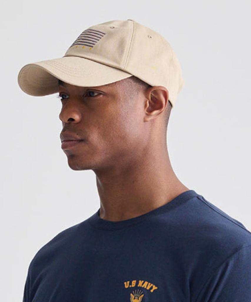 Pentaon Star Stripe Beige Ball Cap