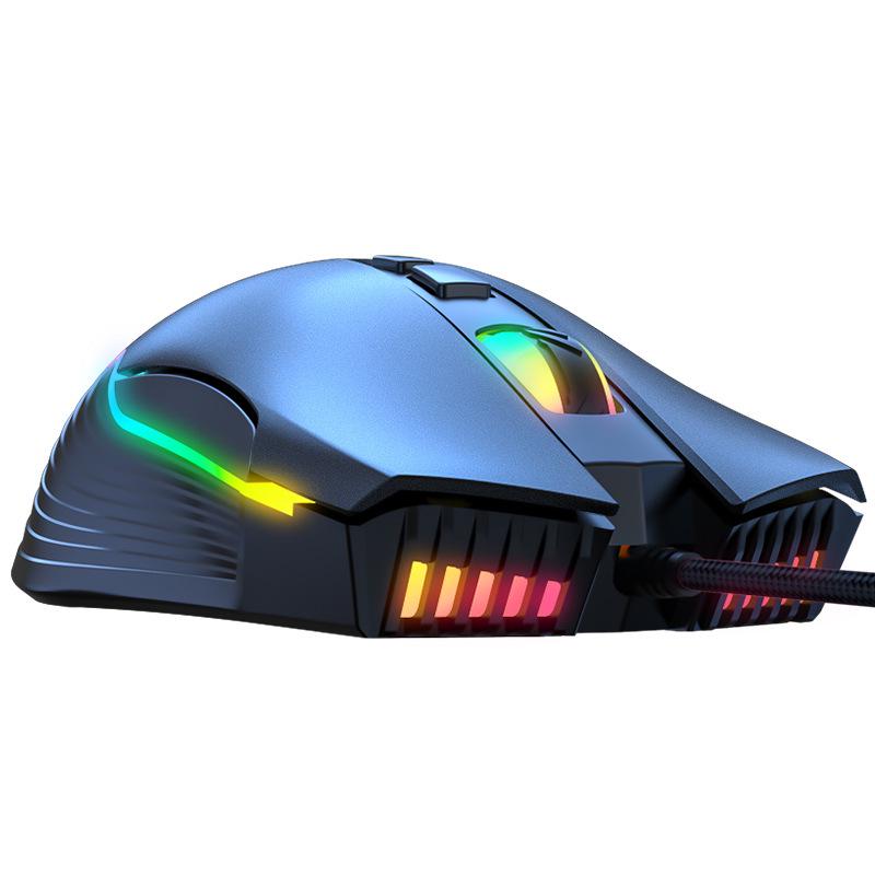 Cross-Border CW905 RGB Wired Gaming Mouse: 7-Key Macro Definition for Enhanced Gameplay