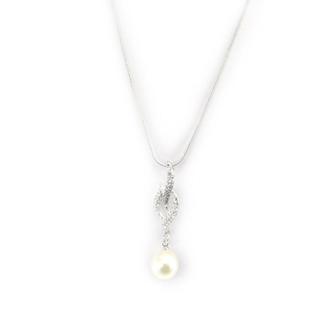 Les Trésors De Lily [L1621] - Ivory 'Sissi' Necklace