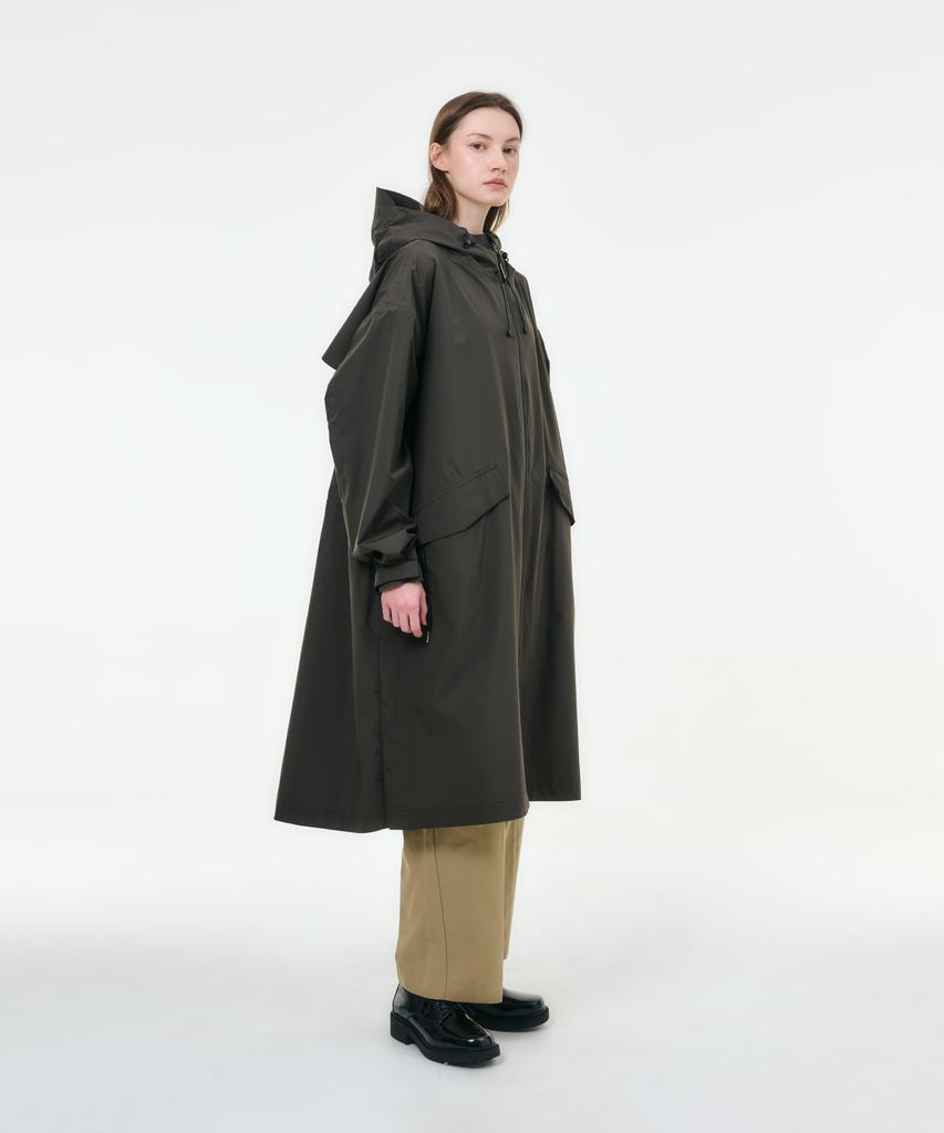 Whether Weather Hwaseong Unisex Weather Coat Essential Collection Dark Khaki