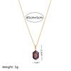 Eco-friendly Natural Stone Hexagonal Energy Necklace for Women