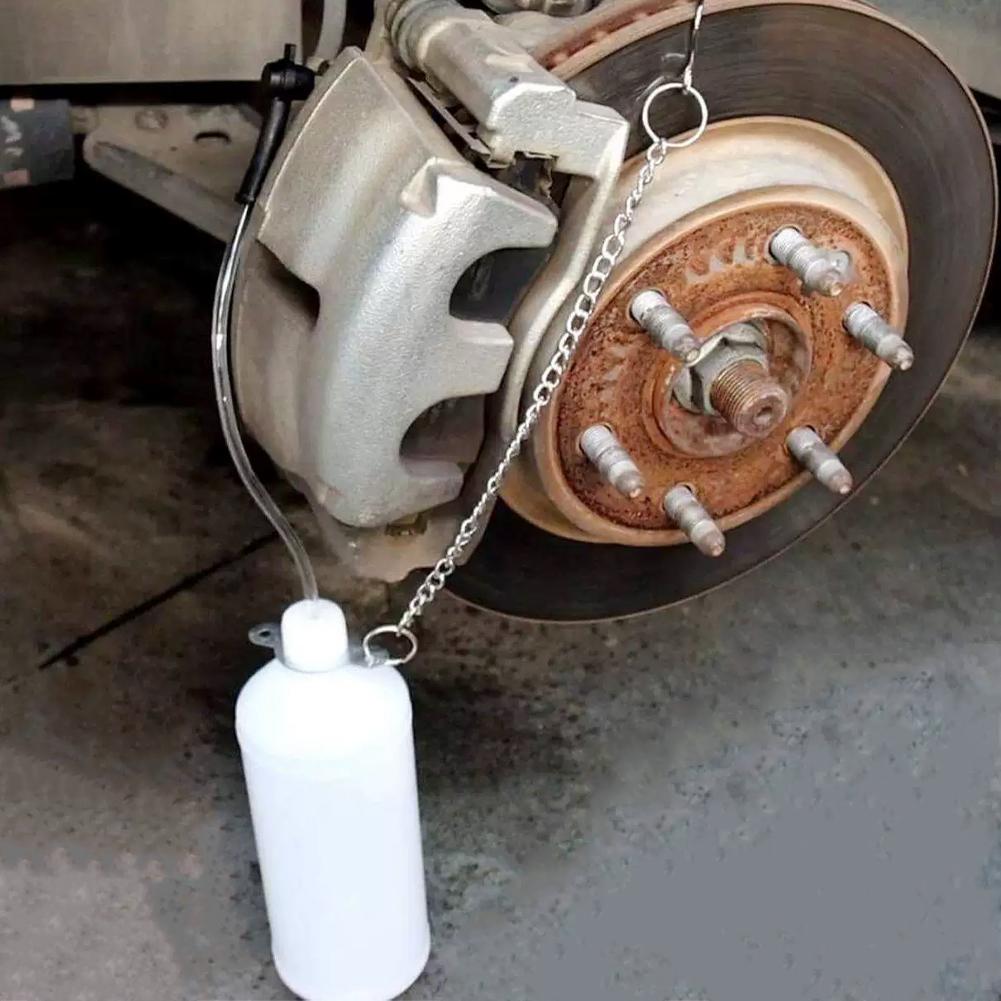 Universal Hand Pump Tool for Brake & Clutch Fluid Service 1L Manual Brake Fluid Extractor & Collection Bottle Car Repair Tool