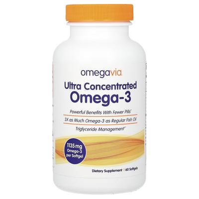 Hochkonzentriertes Omega-3, 1.135 mg, 60 Softgelkapseln
