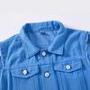 Trendy Men's Denim Vest: Slim Fit Sleeveless in Sky, Lake, and Royal Blue – Plus Size Casual Top for Spring, Summer, and Autumn.