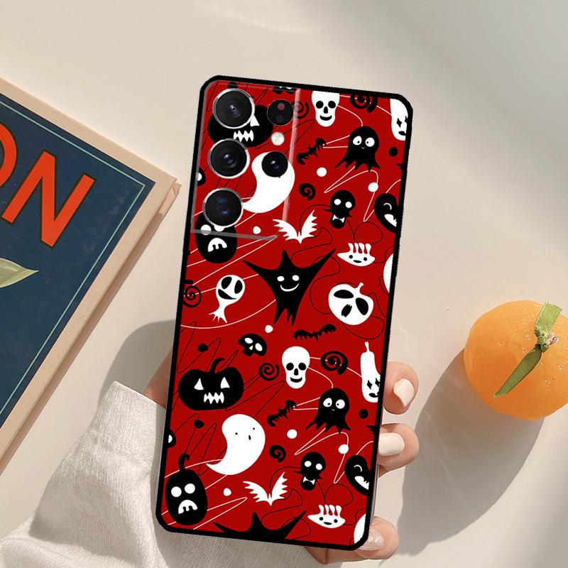 Halloween Aesthetic Phone Case For Samsung Galaxy S24 S25 S26 Ultra S20 S21 S22 S23 Plus S10 S25 FE Back Cover