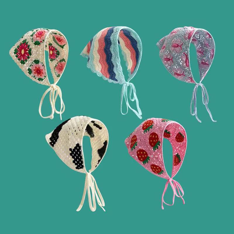 Foulard Floreale Retrò Francese Pastorale: Elastico per Capelli Dolce, Femminile e Artistico