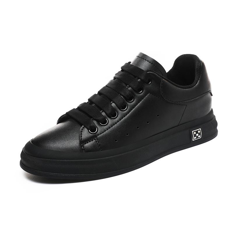 

New height-increasing men s board shoes autumn and winter casual lace-up large size 45 size 46 white shoes inner height-increasing 8cm6cm men s shoes 46