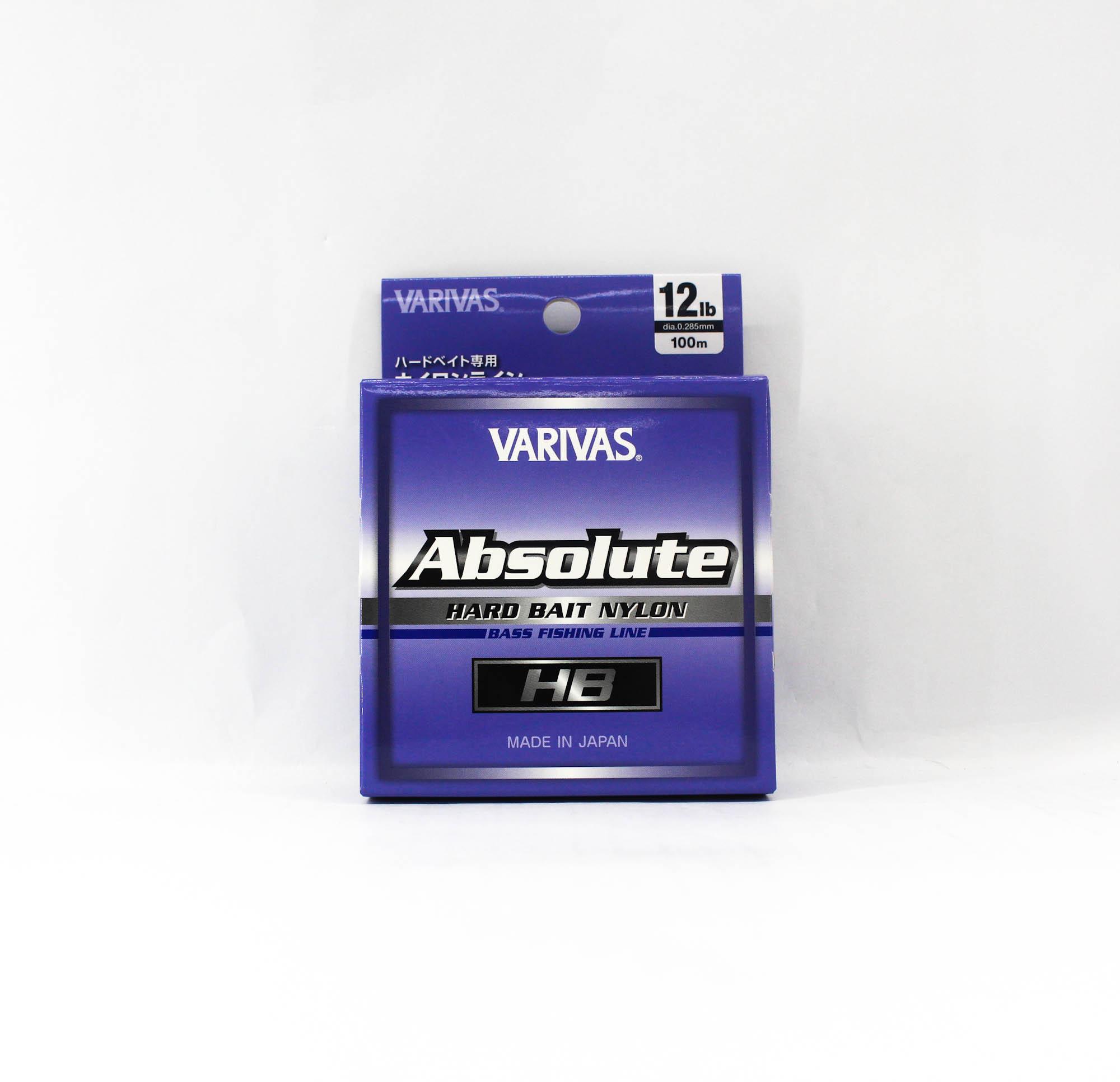 Varivas Nylon Absolute Hard Bait line 100m 12lb (1645) чистый