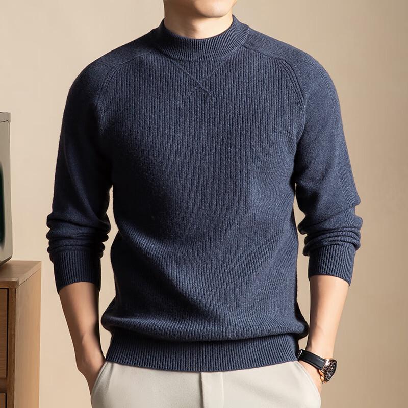 

Firstview Men s Winter Thick Wool Crew Neck Sweater 2XL