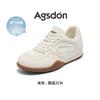 Augustus Single Net Little White Shoes Women's 2025 New Summer Academy Style Casual Flat Baseplate Shoes Sports Moral Training Shoes