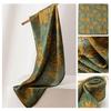 Camellia Print Mulberry Silk Square Scarf - Elegant Luxury Women's Accessory