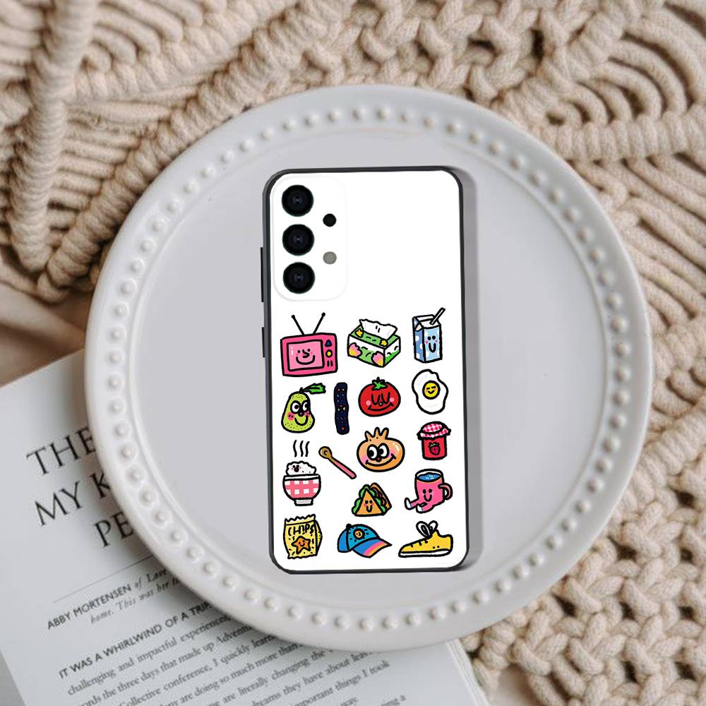 Game T-Tamagotchi K-Kuchipatchi Phone Case For Samsung Galaxy A73,72,51,53,52,71,22,5G,Note,J7,8,9 Soft Black Cover