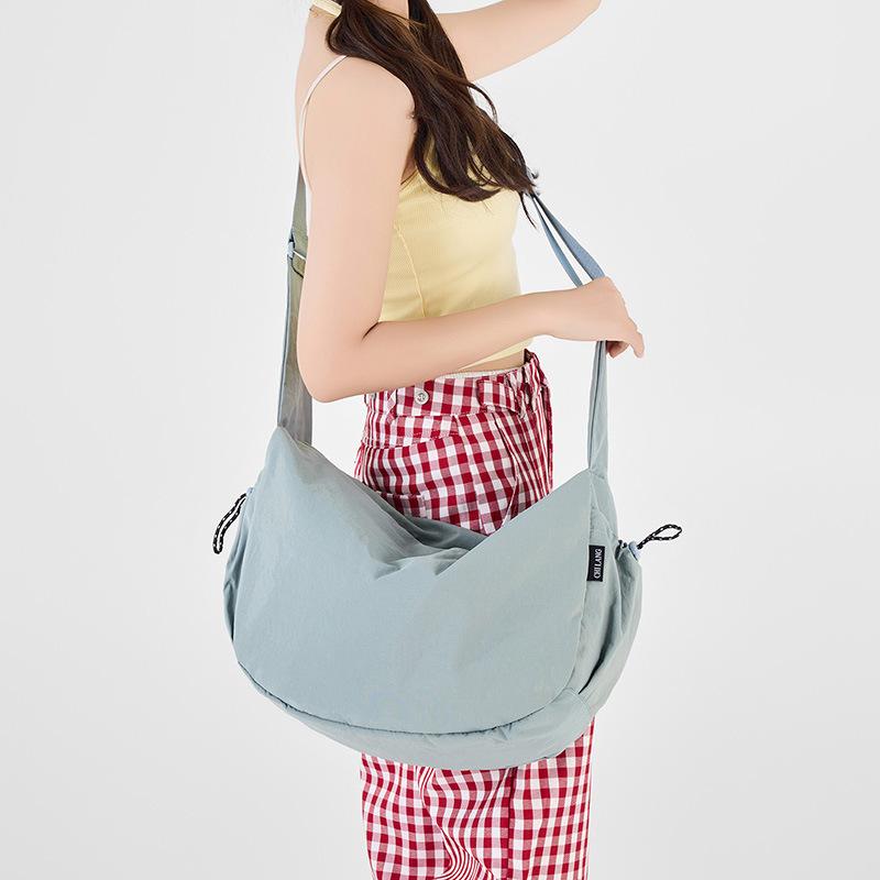 Women's Lightweight Nylon Crossbody Bag Shoulder Tote Bag